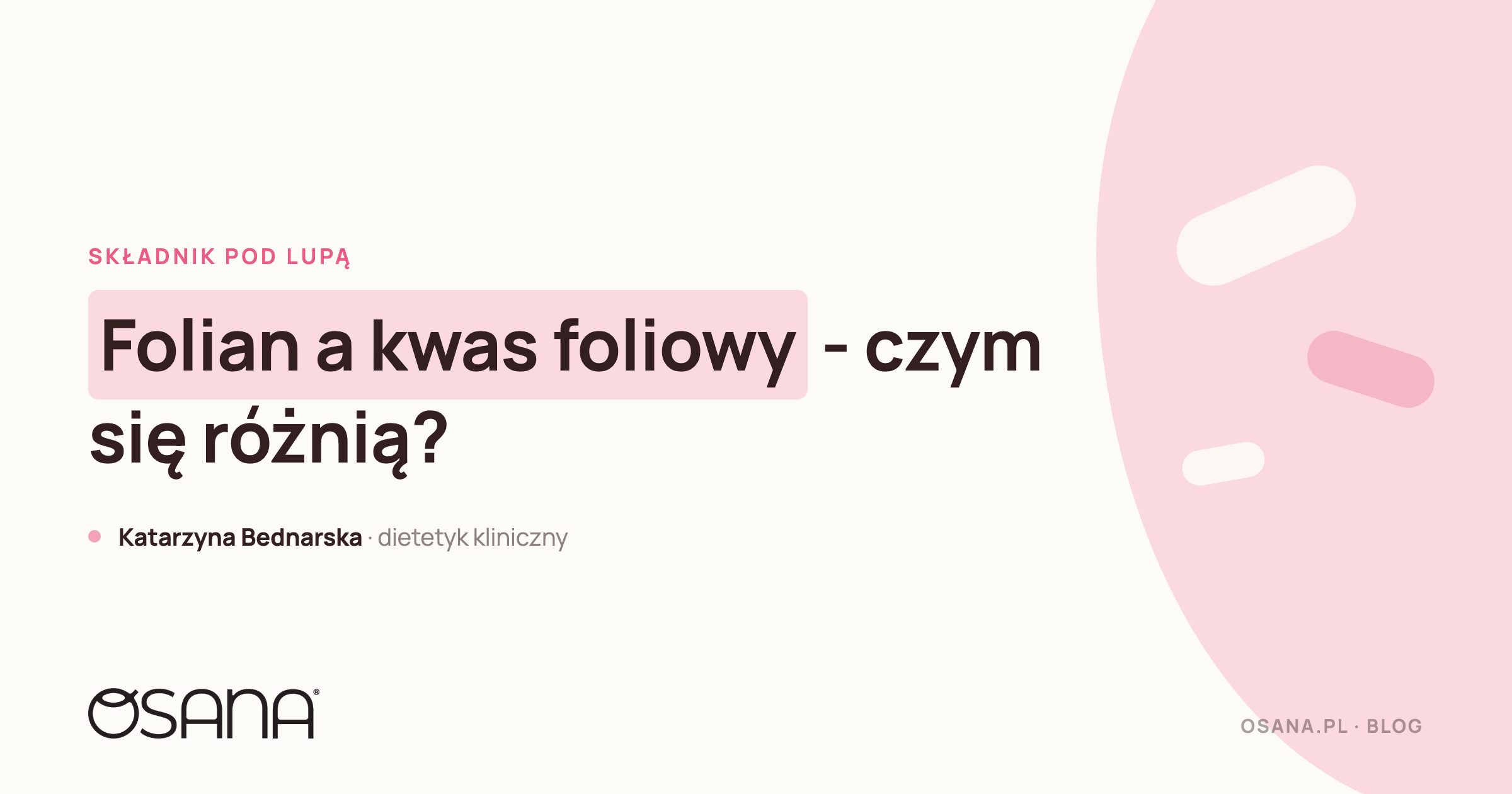 Folian a kwas foliowy - czym się różnią?