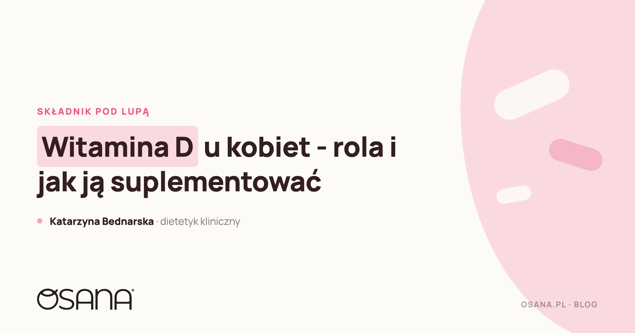 Witamina D u kobiet - rola i jak suplementować