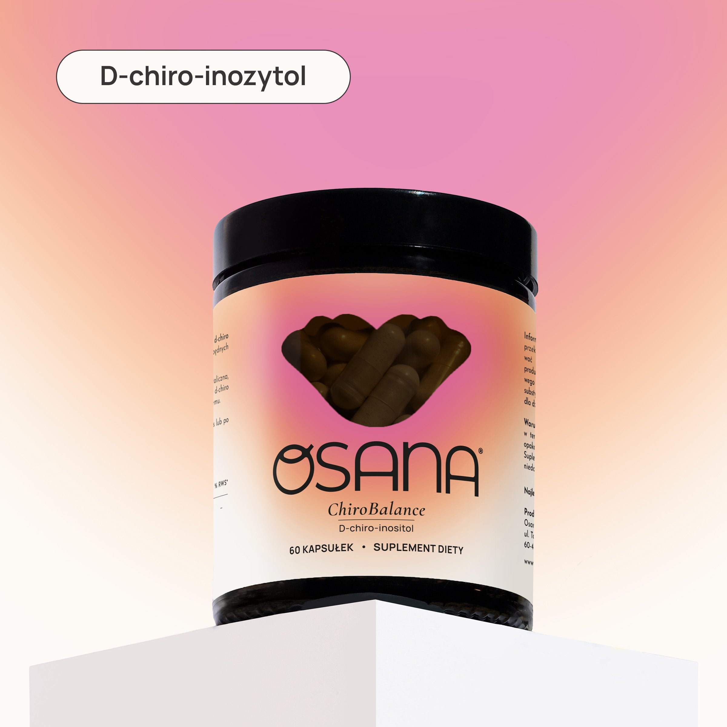 Osana ChiroBalance D-chiro-inositol - czysty D-chiro-inozytol Suplement diety Chrio_1_d0249244-0c0b-44d8-9864-5d43521aaf0b Osana