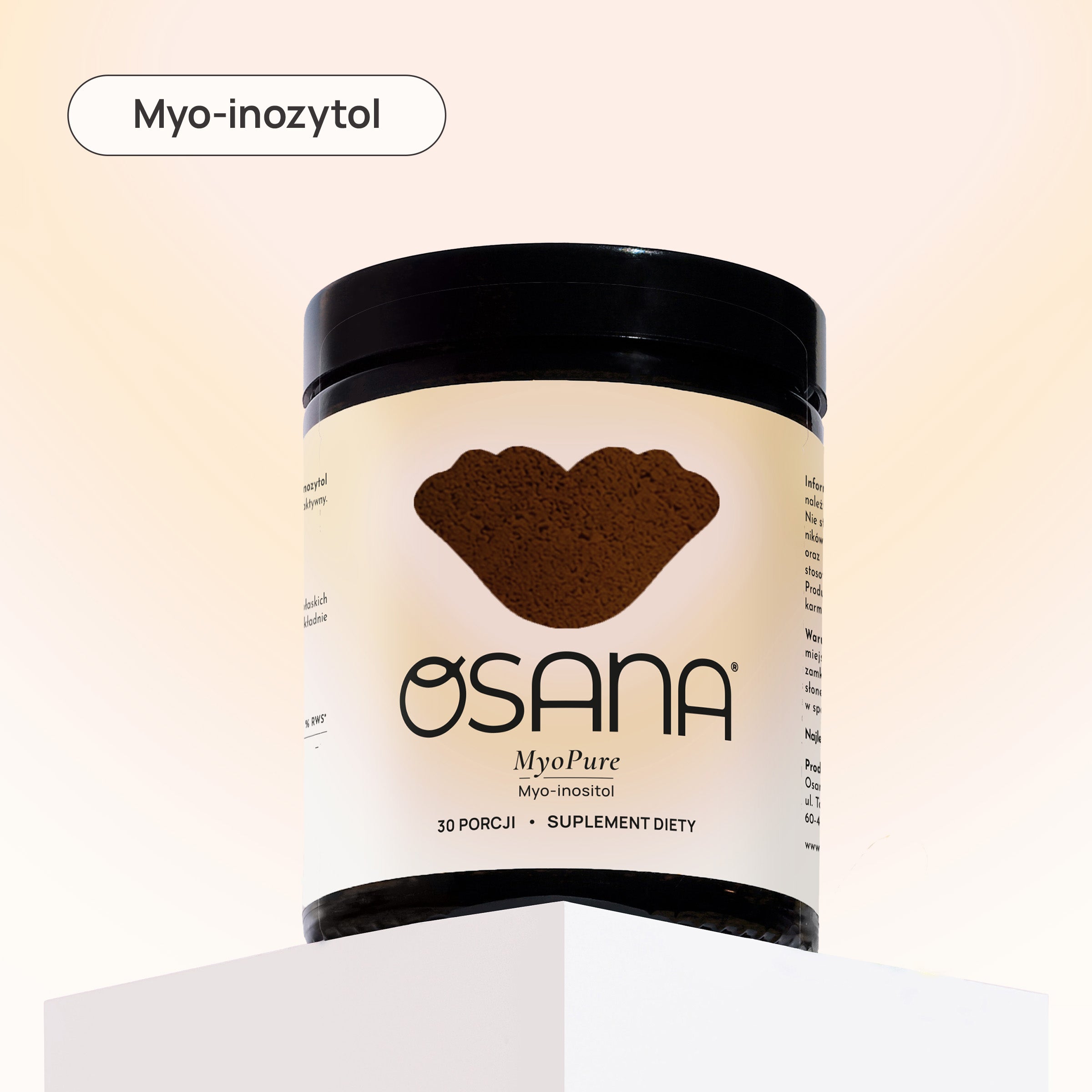 Osana MyoPure Myo-inositol - czysty myo-inozytol Suplement diety Mio_1_060f40c6-de69-4be2-9454-9048e72071ae Osana
