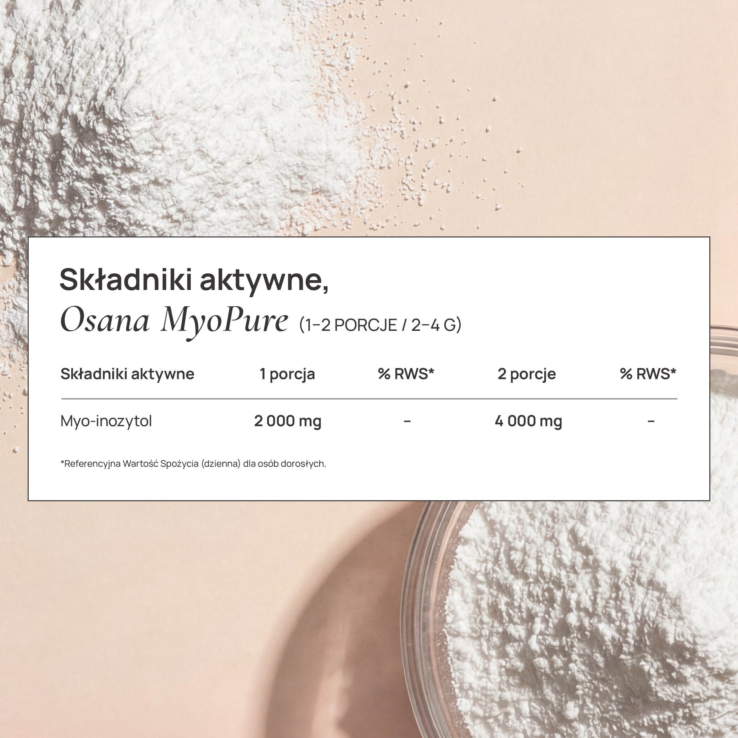 Osana MyoPure Myo-inositol - czysty myo-inozytol Suplement diety Mio_2_b7907e84-e973-419b-aaf8-11922f276ead Osana