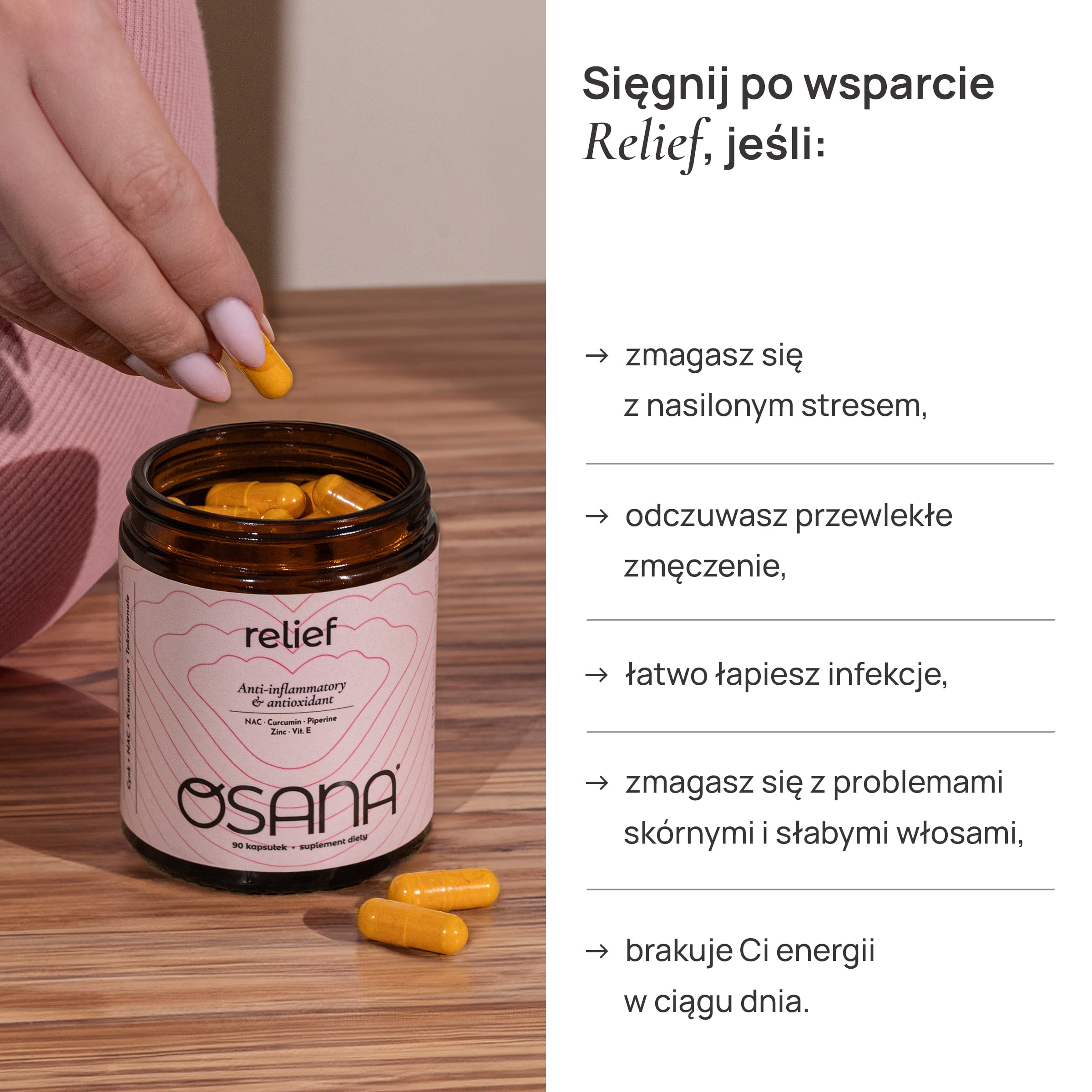 Osana Relief Anti-inflammatory & antioxidant OSANA_RELIEF_ANTI-INFLAMMATORY_ANTIOXIDANT9607315161412PRZEDSPRZEDAZ-OSANA-RELIEFOsana_Relief_Anti-inflammatory_antioxidant_Relief_4_OSANA82336688537924 OSANA