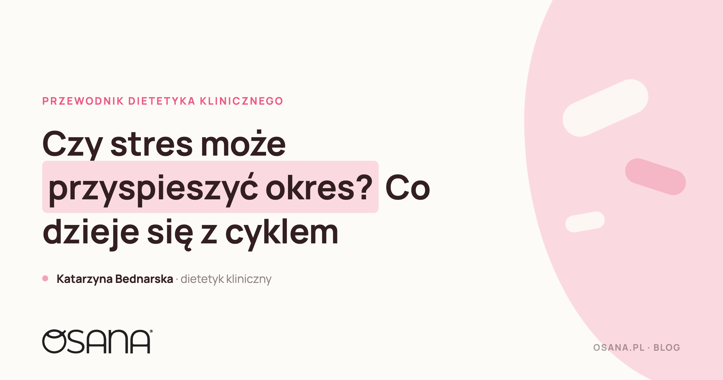 Czy stres może przyspieszyć okres? Co dzieje się z cyklem