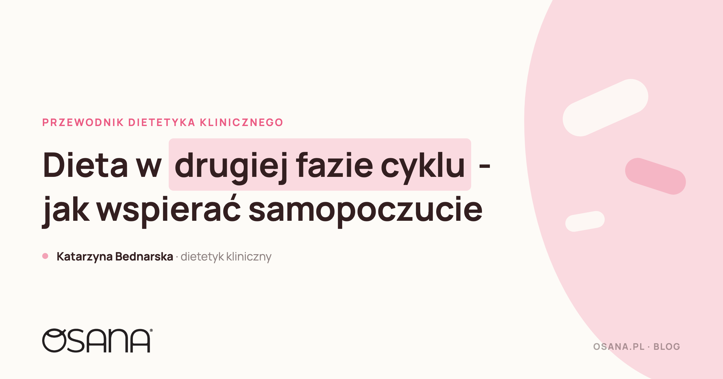 Dieta w drugiej fazie cyklu - jak wspierać samopoczucie