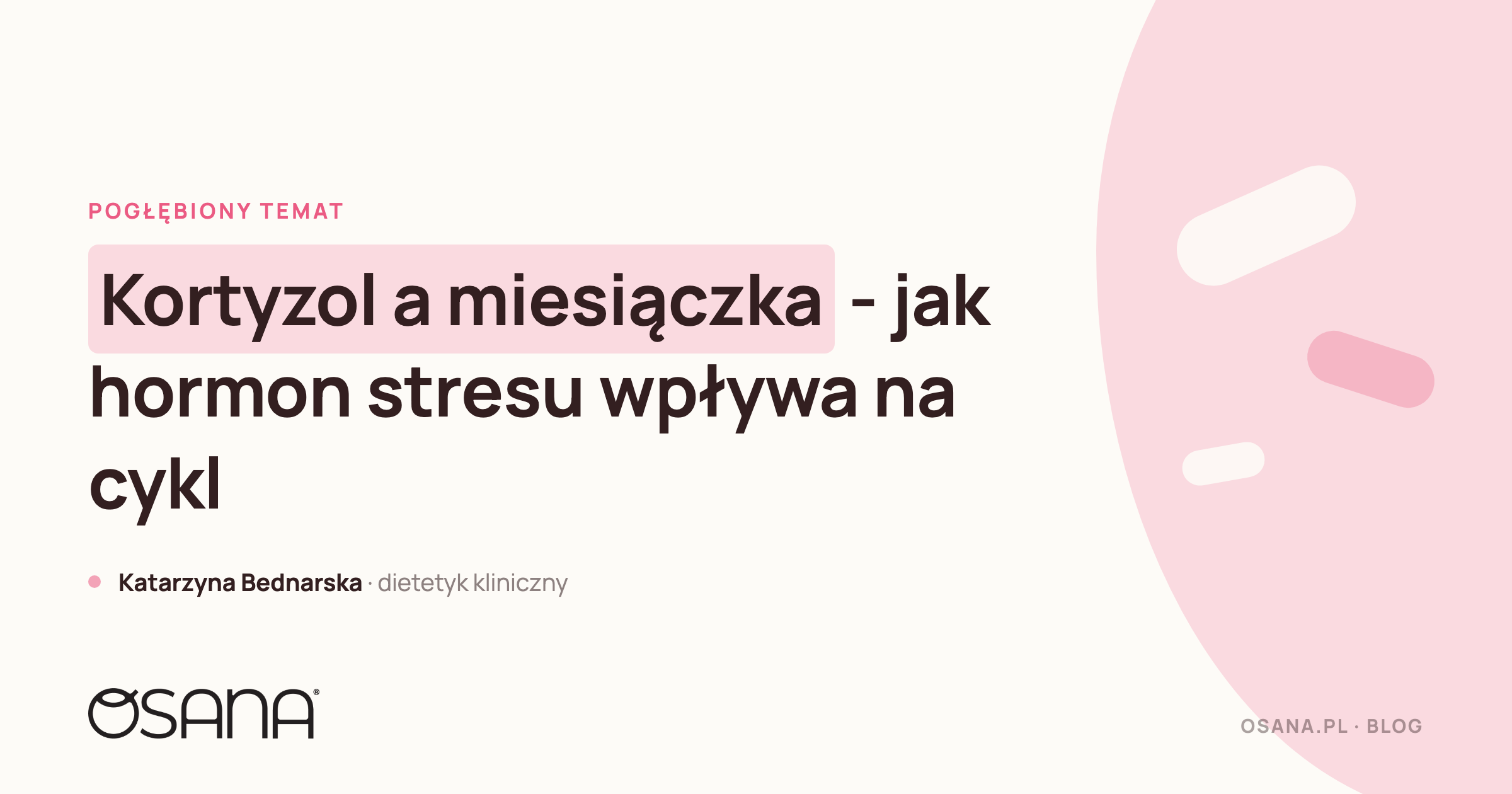 Kortyzol a miesiączka - jak hormon stresu wpływa na cykl