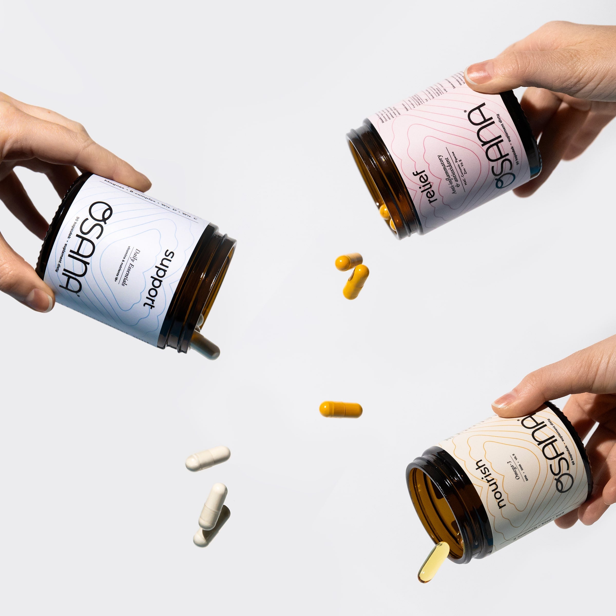 Osana Holistic Balance Trio (Osana Nourish + Osana Support + Osana Relief)